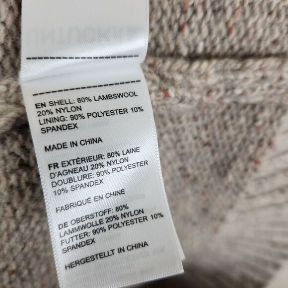 UNTUCKit Vangone Regular Fit Lambswool and Nylon Long Sleeve Henley Sweater M - Picture 7 of 7